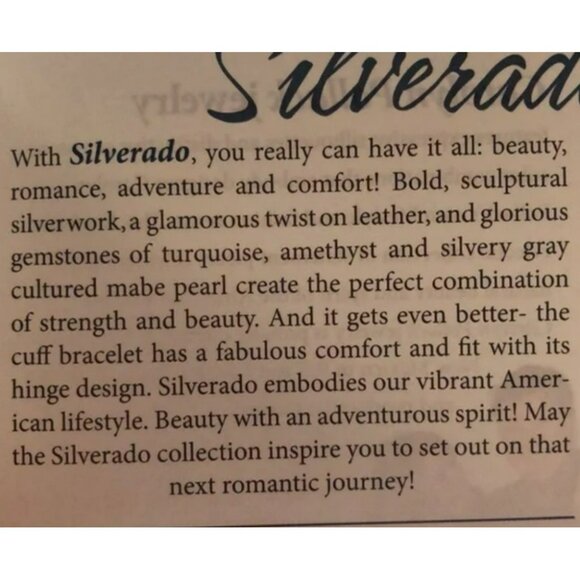 Carolyn Pollack Bracelet Cuff Turquoise Amethyst Pearl Leather Sterling Silver - Picture 15 of 15